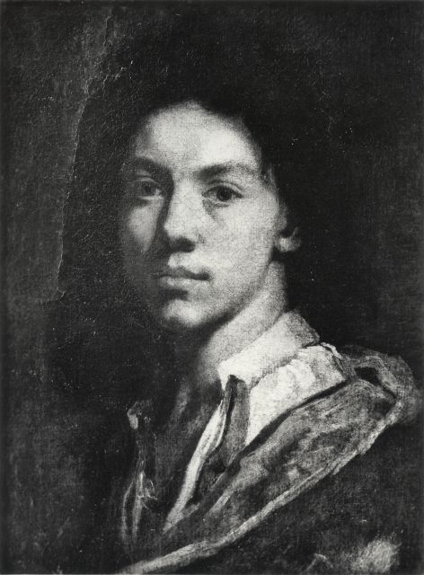 Burloni — Vittore Ghislandi (1655 - 1743) attr. Ritratto di giovane. Belluno - Museo Civico — insieme